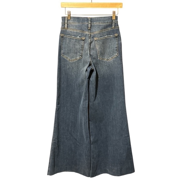 NWOT - Frame Le Palazzo Raw Hem in Crossings - Size 26 - Picture 8 of 9